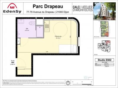Louer Appartement 23 m2 Dijon