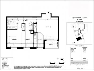 Louer Appartement 62 m2 Champs-sur-marne