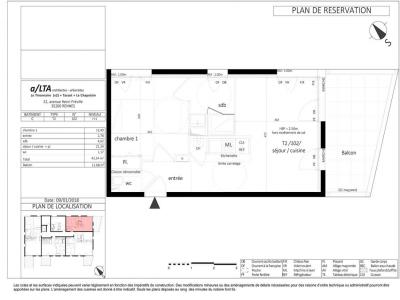 For rent Nantes 2 rooms 42 m2 Loire atlantique (44300) photo 2