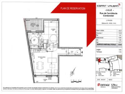 For rent Lille 2 rooms 52 m2 Nord (59800) photo 3