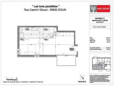 Annonce Location 2 pices Appartement Douai 59