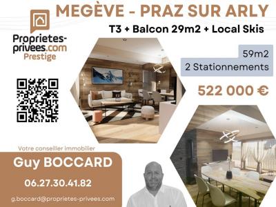 For sale Megeve 3 rooms 59 m2 Haute savoie (74120) photo 0