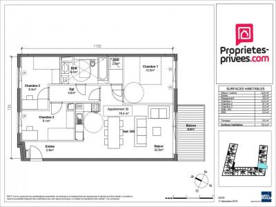 Acheter Appartement 79 m2 Monteux