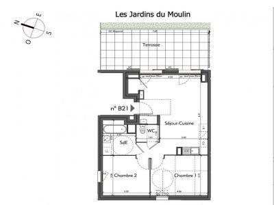 For sale Saint-romain-au-mont-d'or 3 rooms 58 m2 Rhone (69270) photo 2