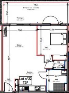 Louer Appartement 53 m2 Saint-denis