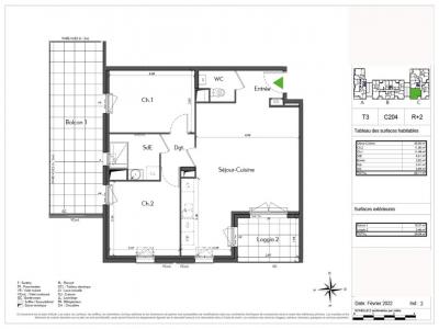 Louer Appartement 65 m2 Villefranche-sur-saone