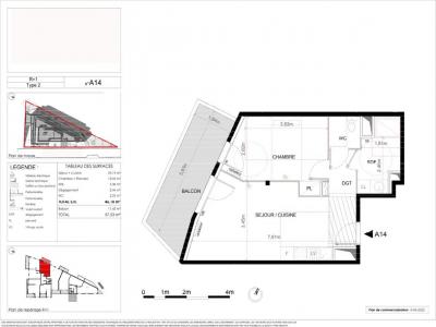 Annonce Location 2 pices Appartement Montpellier 34