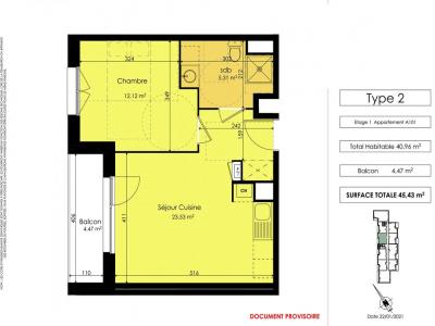 For rent Armentieres 2 rooms 40 m2 Nord (59280) photo 1