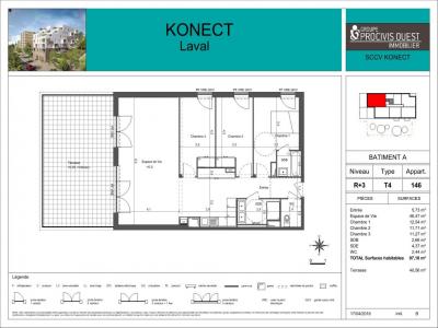 Annonce Location 4 pices Appartement Laval 53