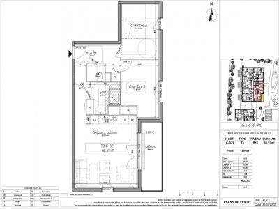 For rent Verson 3 rooms 68 m2 Calvados (14790) photo 1