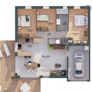 Acheter Maison 84 m2 Neuvy-le-roi