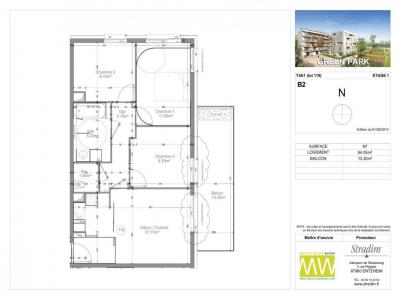 Louer Appartement 64 m2 Strasbourg