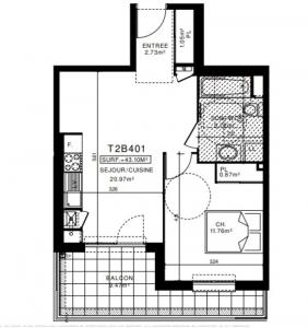 Annonce Location 2 pices Appartement Clermont-ferrand 63