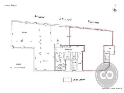 Louer Bureau 388 m2 Boulogne-billancourt