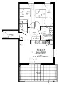 Annonce Location 3 pices Appartement Clermont-ferrand 63