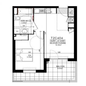Annonce Location 2 pices Appartement Clermont-ferrand 63