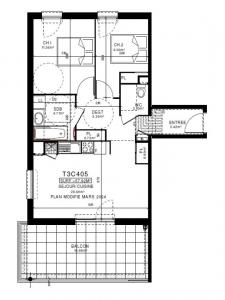 Annonce Location 3 pices Appartement Clermont-ferrand 63