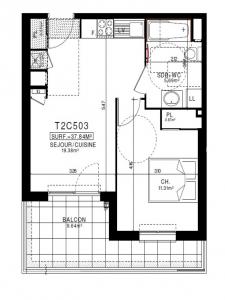 Annonce Location 2 pices Appartement Clermont-ferrand 63