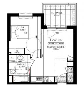 Annonce Location 2 pices Appartement Clermont-ferrand 63