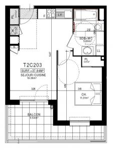 Annonce Location 2 pices Appartement Clermont-ferrand 63