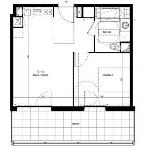 For rent Givors 2 rooms 40 m2 Rhone (69700) photo 1