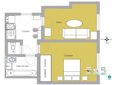 For rent Lyon-6eme-arrondissement 2 rooms 35 m2 Rhone (69006) photo 2