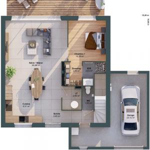 For sale Beille 7 rooms 126 m2 Sarthe (72160) photo 2