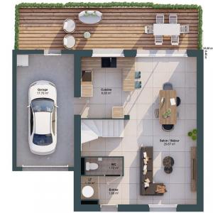 Acheter Maison 83 m2 Saint-guinoux