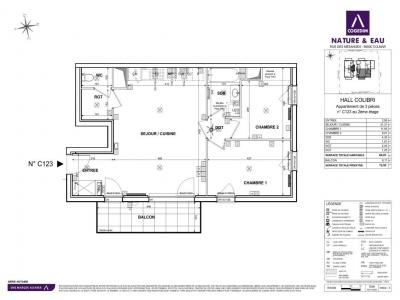 For rent Colmar 3 rooms 64 m2 Haut rhin (68000) photo 3