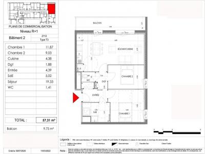 For rent Saran 3 rooms 60 m2 Loiret (45770) photo 1