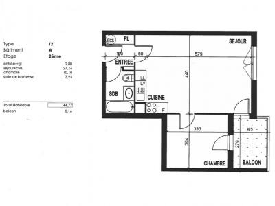 Annonce Vente 2 pices Appartement Agen 47