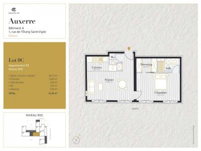 For rent Auxerre 2 rooms 51 m2 Yonne (89000) photo 1