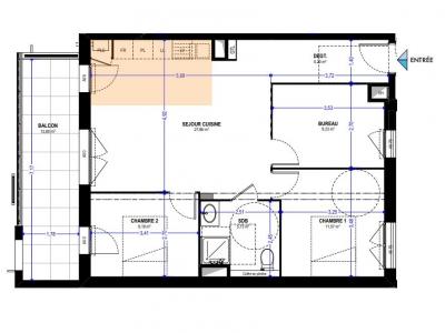 Annonce Vente 4 pices Appartement  93