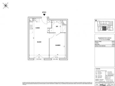 For rent Tourcoing 2 rooms 39 m2 Nord (59200) photo 2