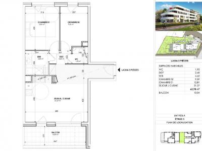 Annonce Location 3 pices Appartement Haguenau 67