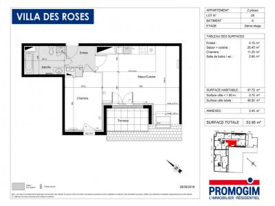 For rent Saint-sebastien-sur-loire 2 rooms 47 m2 Loire atlantique (44230) photo 1