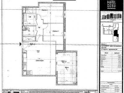 For rent Clermont-ferrand 3 rooms 60 m2 Puy de dome (63000) photo 1