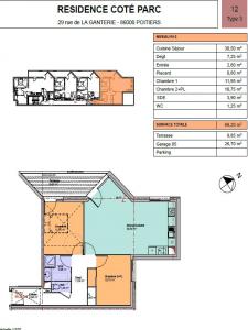 Annonce Location 3 pices Appartement Poitiers 86
