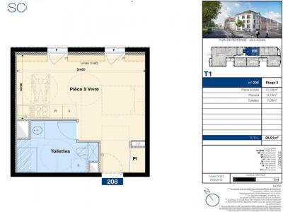 For rent Orleans 1 room 28 m2 Loiret (45000) photo 1