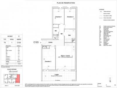 For rent Nantes 4 rooms 74 m2 Loire atlantique (44200) photo 2