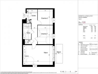 For rent Tourcoing 3 rooms 62 m2 Nord (59200) photo 1