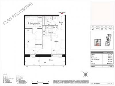 For rent Reims 2 rooms 45 m2 Marne (51100) photo 4