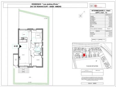 Annonce Location 3 pices Appartement Amiens 80