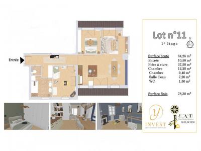 Acheter Appartement 84 m2 Lons-le-saunier