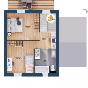 For sale Saint-mars-du-desert 4 rooms 60 m2 Loire atlantique (44850) photo 3