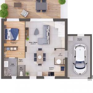 For sale Saint-armel 5 rooms 85 m2 Ille et vilaine (35230) photo 2