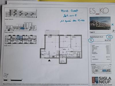 For sale Valenciennes 3 rooms 62 m2 Nord (59300) photo 1
