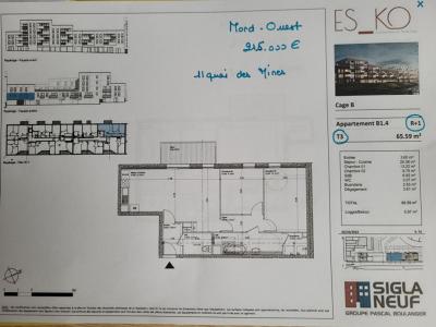 For sale Valenciennes 3 rooms 65 m2 Nord (59300) photo 1