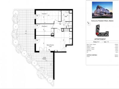 Annonce Vente 3 pices Appartement Beziers 34