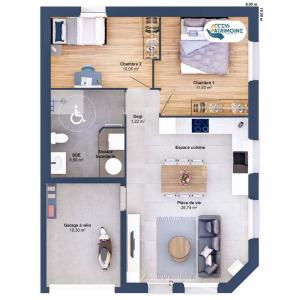 For sale Saint-martin-de-fontenay 4 rooms 58 m2 Calvados (14320) photo 2